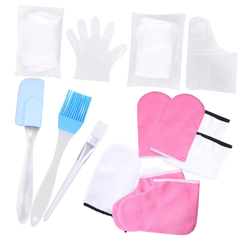 ARTSEWPLY Moisturizing Paraffin Wax Gloves and Foot Covers Set for Skin Treatment Spa Easy Use Hand and Foot Care Accessories Retain Heat for Maximum Moisture Absorption