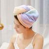 HIONJIN Coral Velvet Bath Towel Hair Dry Quick Drying Lady Bath Towel Soft Shower Cap Hat for Lady Man Turban Wrap Bathing Tools view 3