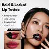 MILKTOUCH Black Peel Off Lip Tattoo - Long-Lasting Matte Lip, Waterproof & Transfer-Proof, Highly Pigmented, Stay-On-All-Day Lip Tint Stain| Stocking Stuffers for Women (4.5g) #05 Black Fig view 2