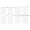 Face Cleaning Foaming Nets Cloth Soap Mesh Bags 8pcs for Travel view 1