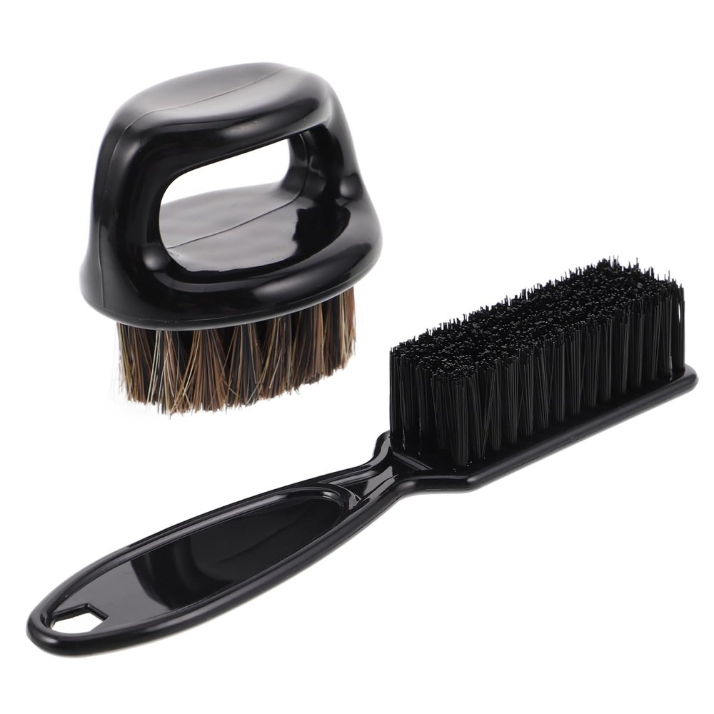 ERINGOGO 1set Hair Detangler Brush Neck Duster Grooming Kit for Men Soft Bristle Beard Brush Hair Styling Tools for Easy Detangling
