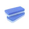 OSOLADY 2Pcs Blue Foot Rubbing Tool Double Sided Dead Skin Remover Removing Stone for Foot Care Portable Foot Scrubber for Home Daily Use view 1