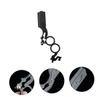 BIUDECO Manual Hair Beard Shaving Razor Lightweight Double Ring Design for Easy Haircutting and Beard Trimming for Home and Salon Use Included Black view 2