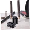 WRITWAA 4sets 3pcs Brow Pencil Sharpener Portable Makeup Tool for Eyeliner Lip Liner Durable Lightweight Design Essential Cosmetic Supply for Effortless Sharpening Black 3pcs*4 view 4