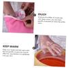 EXQUIMEUBLE 1Set Moisturizing Gloves and Foot Covers for Paraffin Wax Treatment Exfoliating Scrub Accessory for Hand and Foot Care Overnight Skin Repair for Dry Cracked Skin Washable view 4