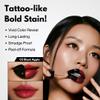 MILKTOUCH Black Peel Off Lip Tattoo - Long-Lasting Matte Lip, Waterproof & Transfer-Proof, Highly Pigmented, Stay-On-All-Day Lip Tint Stain | Stocking Stuffers for Women (4.5g) #03 Black Apple view 2