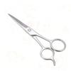 DEARMAMY Stainless Steel Beard Scissors for Men Hairdressing Tool for Daily Beard Eyebrow Care Easy to Use Silver Finish present for Male Friends view 2