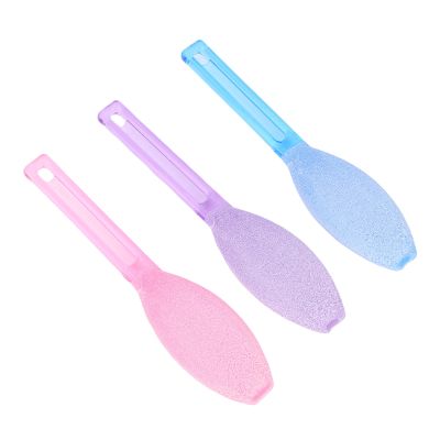 3pcs Foot Scrubber Files Ergonomic Multifunctional Heel Foot File Pedicure Tool for Home Use