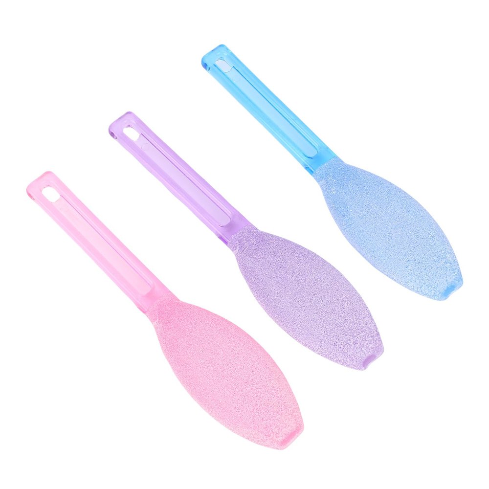 3pcs Foot Scrubber Files Ergonomic Multifunctional Heel Foot File Pedicure Tool for Home Use