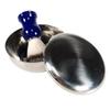 TOGEVAL Men's Care Kit Electric Razor Accessories Stainless Steel Shaving Bowl Lid view 2