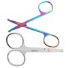 EXQUIMEUBLE 2pcs Nose Hair Scissors Round Tip Trimming Tools for Eyebrows Facial Hair and Easy to Control Grooming Use view 1