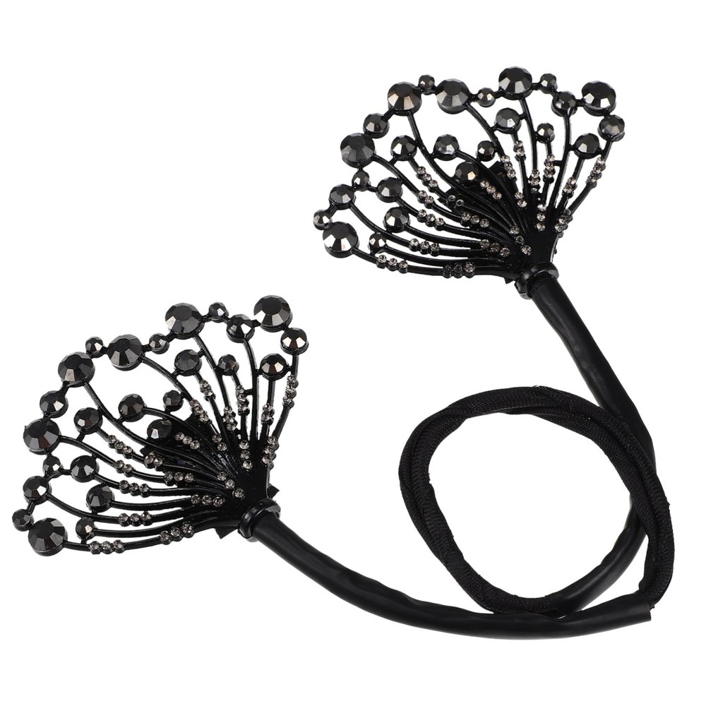 SHERCHPRY Hair Bun Maker for Women Decorative Twisted Hair Clip Easy to Use Bun Fixing Accessory for Daily Fashion and Exercise Flower Design Instant Stylish Updo