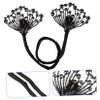 SHERCHPRY Hair Bun Maker for Women Decorative Twisted Hair Clip Easy to Use Bun Fixing Accessory for Daily Fashion and Exercise Flower Design Instant Stylish Updo view 3