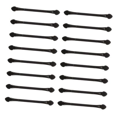 CALLARON 30Pcs Double Ended Sponge Eyeshadow Sticks Versatile Eye Makeup Brushes for Eyeshadow Eyeliner and More for Travel Beginners and Professional Use