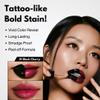 MILKTOUCH Black Peel Off Lip Tattoo - Long-Lasting Matte Lip, Waterproof & Transfer-Proof, Highly Pigmented, Stay-On-All-Day Lip Tint Stain | Stocking Stuffers for Women (4.5g) #01 Black Cherry view 2