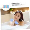 DEARMAMY 12pcs Soap Storage Net Exfoliating Soap Holder Wall Hanging Random Color view 3
