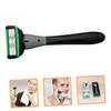 ERINGOGO Safety Razor for Men Handheld Manual Shaving Tool with Rubber Grip for Facial Grooming Hair Trimming Convenient and Stylish Shave Experience view 2
