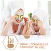 ARTSEWPLY 1Set DIY Facial Mask Mixing Bowl Set Portable Skin Care Tools for Women Includes Bowl Stirring Stick Brush and Spoon for Homemade Face Masks and present view 3