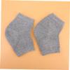 ERINGOGO 2 Pairs Gel Heel Protector Socks for Men and Women Moisturizing Anti-Crack Ankle Socks Breathable for Cracked Heels view 3