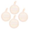 ARTSEWPLY 4pcs Facial Exfoliating Loofah Pads for Gentle Cleansing and Makeup Removal Round Soft Sponges for Women Face Cleaning Accessories view 1