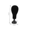 Beaupretty Desktop Wig Head Model Display Holder Black Foam Head Shaped Bracket for Salon Use view 2