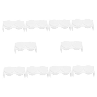 Angoily 20Pcs Pen Wash Cup with Lids Double Plastic Washing Bowls for Nail Art and Painting for Acrylic Liquid and Brush Cleaning for Artists and Art Students