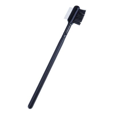 OATIPHO Portable Dual- Eyebrow and Eyelash Brush Tool Stainless Steel Cosmetic Makeup Applicator for Precise Grooming and Styling Lightweight Beauty Essential