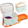 Aonstyna Waxing Kit Bag,Women Waxing Kit Organizer Bag Wax Warmer Storage Bag for Hair Removal Wax Pot Tool Bags view 1