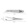 Beavorty Portable Stainless Steel Cuticle Pusher Dead Skin Remover Professional Nail Care Tool for Home Salon Use Effortlessly Trim Overgrown Cuticles Lightweight Easy to Carry view 2