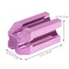 ELAYARD Eyebrow Pencil Sharpener Tool Durable Sided Design for Precise Makeup Application Compatible with Cosmetic Pencils Material for Eyeliner and Brow view 2