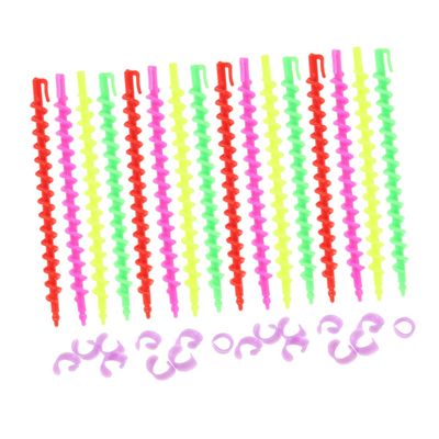 BIUDECO 52pcs Spiral Hair Perm Rods Set for Natural Hair Cold Wave Curlers for Long Styles Includes Small Large Rods for Home and Salon Use