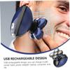 LIFKOME Blade USB Rechargeable Beard Clippers Hair Removal Device Men Clippers for Fast Shaving for Family Friends view 3