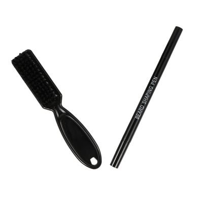 Beaupretty Beard Filling Pen Set 1 Piece Dual-Head Beard Pencil Brush for Men for Styling and Filling Gaps in Facial Hair