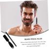 Beaupretty Beard Filling Pen Set 1 Piece Dual-Head Beard Pencil Brush for Men for Styling and Filling Gaps in Facial Hair view 2