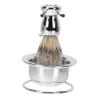BESTYASH Men's Beard Brush Set 1 Set Shaving Brush Bubble Bowl and Metal Stand Grooming Accessories for Bearded Men view 1