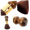 BATHVEVE Portable Beard Brush Soft Bristles for Easy Grooming and Cleaning Handle Design for Men for Styling Beards and Hair Settings view 3