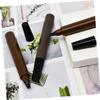 BESTYASH 2pcs Waterproof Beard Pen Micro Fork Tip Eyebrow Pencils for Men Dual Use Brow and Beard Filling Tool Dark Brown view 3