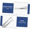 BESTYASH Round Head Nose Hair Clip Trimming Tool with Case Stainless Steel Nasal Hair Remover for Men Precision for Grooming view 3