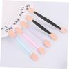 FOMIYES Dual Sided Disposable Eyeshadow Brush 6.5cm Length 50 Pcs for Makeup Application for Cosmetic Use Suitable for Professionals and Beginners view 2