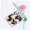FOMIYES Dual Sided Disposable Eyeshadow Brush 6.5cm Length 50 Pcs for Makeup Application for Cosmetic Use Suitable for Professionals and Beginners view 4