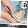 ARTSEWPLY 10Pcs Replaceable Grinding Heads for Electric Foot File and Foot Care Accessories Dead Skin Remover Professional Design for Home view 4