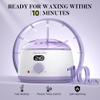 LansleyWax 1LB Unscented Wax Beads + Purple Waxing Kit view 2