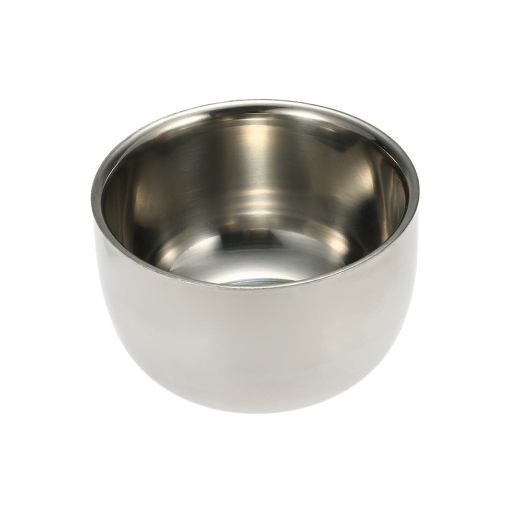 Beaupretty Razor Holder Brush Stand Holder Man Grooming Suction Cup Base Stainless Steel Bowl