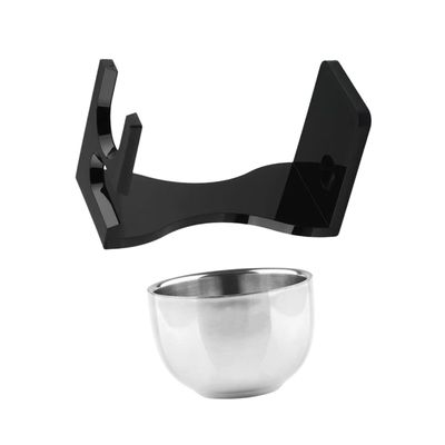 Beavorty 1 Set Shaving with Brush Holder Bowl Compact Razor Stand for Bathroom Practical Shaving Tool present for Men Non Slip Base for Stability