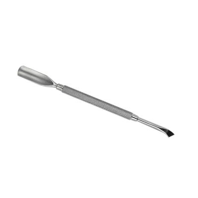 ERINGOGO Stainless Steel Double-Ended Nail Cuticle Pusher Professional Manicure Tool for Dead Skin Removal Suitable for Home and Salon Use Silver Color