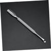 ERINGOGO Stainless Steel Double-Ended Nail Cuticle Pusher Professional Manicure Tool for Dead Skin Removal Suitable for Home and Salon Use Silver Color view 2