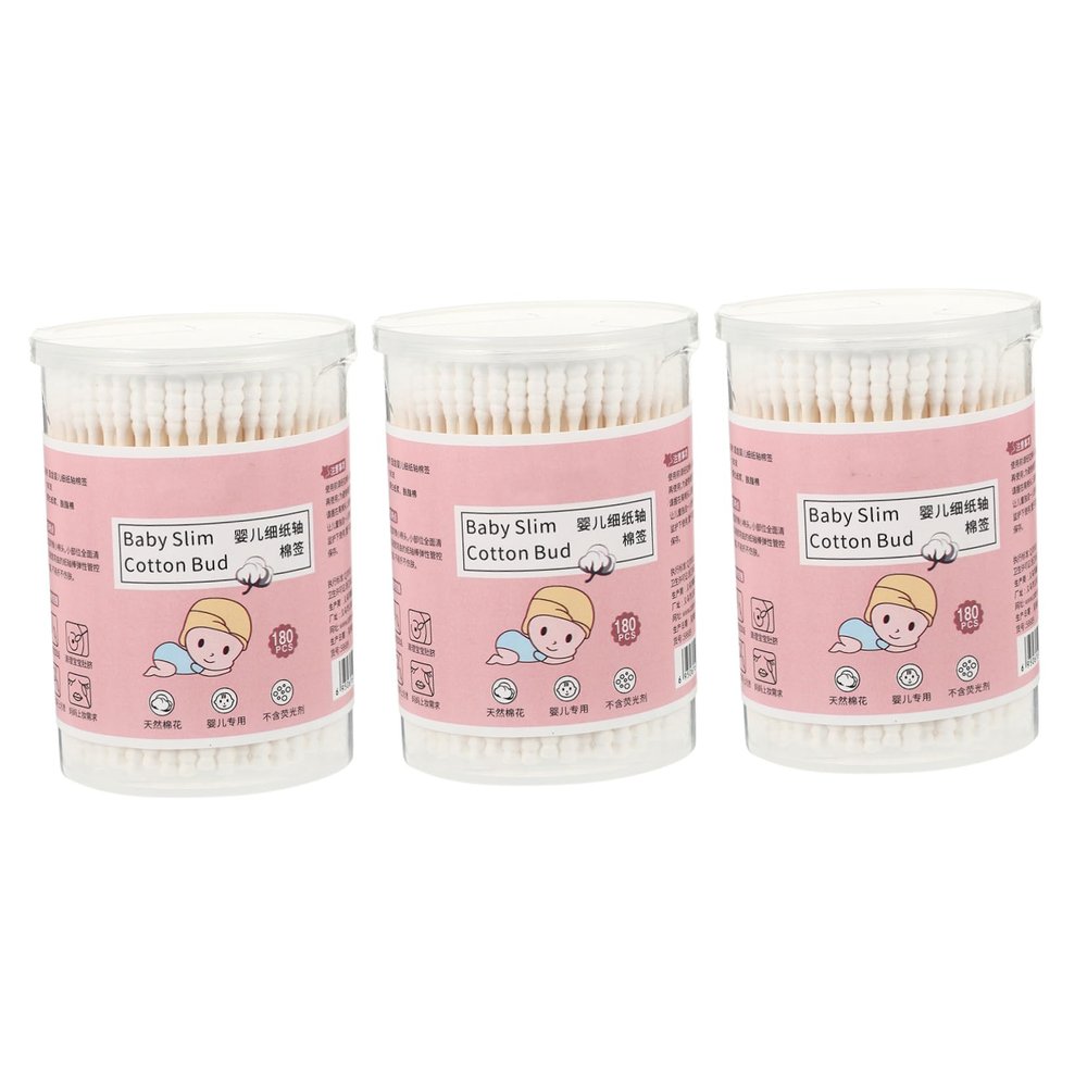 Healeved 540pcs Practical Ear Cleaning Swabs Soft Cotton Buds for Daily Use Safe Hygiene for Makeup and Cleaning Needs