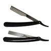 Beaupretty Manual Straight Shaving Razor for Men 2pcs Double Edge Beard Razor Set Grip Handle for Traditional Barber Shaving Sensitive Skin Friendly view 1