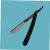 Beaupretty Manual Straight Shaving Razor for Men 2pcs Double Edge Beard Razor Set Grip Handle for Traditional Barber Shaving Sensitive Skin Friendly view 2