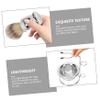 Beavorty 1set Men's Beard Brush Set Metal Stand Bubble Bowl Grooming Cleaning Tools for Shaving Easy to Clean Beard Care Kit view 3